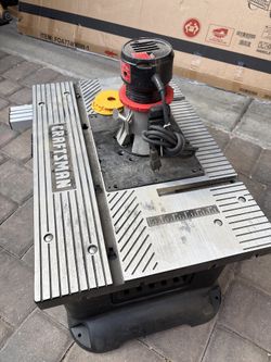 CRAFTSMAN ROUTER TABLE BUNDLE $125 OR BEST OFFER