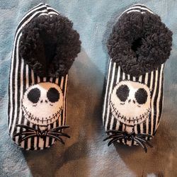 Official Disney Jack Skellington Slipper Socks - Like New