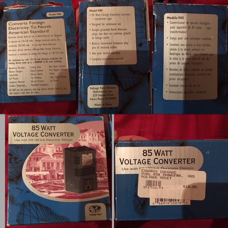 International plug set & converter