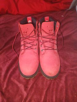 Timberland x Chicago Bulls Red Boots