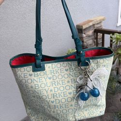 Vintage Dooney & Bourke Bag Turquoise