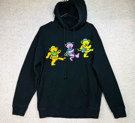 Chinatown Market P.M.A. Grateful Dead Bears Black Pullover Hoodie Men’s M