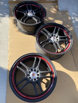 Racing Hart Evolution CP035 Wheels 18” - *3 Rims Only* JDM