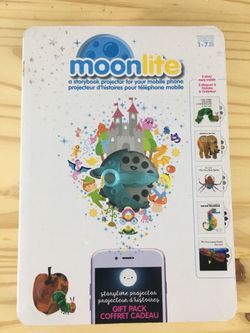 Moonlite Gift Pack Storybook Projector for Smartphones with 5 Stories storytime
