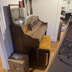 Piano Upright With Bench