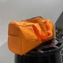 Travel Bag Hermes Color With Perforation 