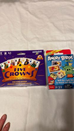 New card games five crowns and Angry Birds Uno