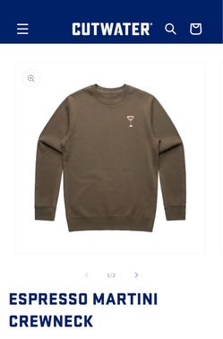 Espresso Martini Cutwater Crewneck Size L