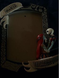 Nightmare Before Christmas Jack and Sally Picture Frame
