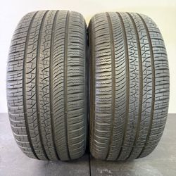 V460  245 40 19 94W  Pirelli Pzero  2 Used Tires 80% Life 