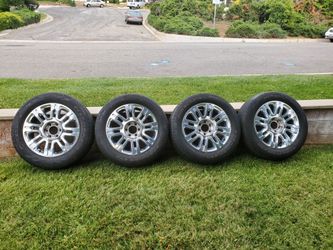 20" 6- lug Ford aluminum rims.