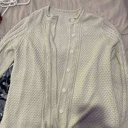 White Cardigan Very Good Quality 
