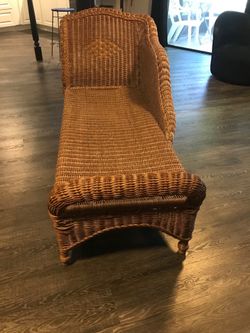 Wicker Chaise