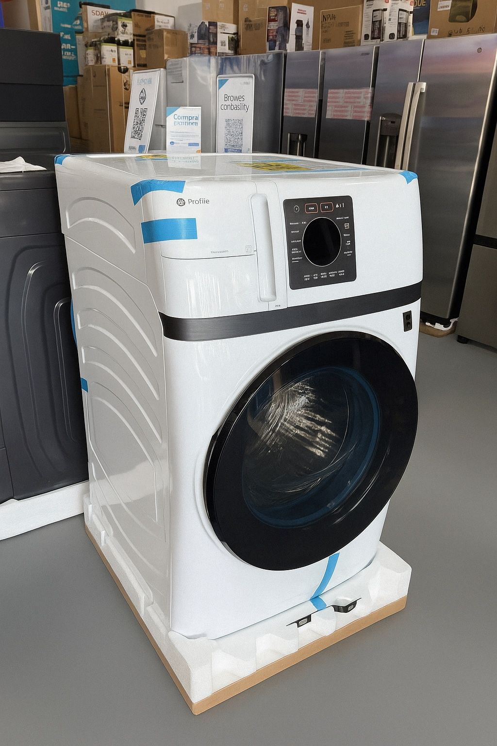 GE 4.6 CUBIC FEET ALL IN ONE WASHER/ DRYER