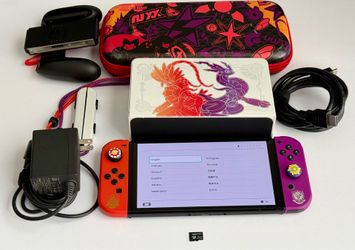 Nintendo Switch OLED Pokémon Scarlet & Violet Edition + 512GB microSD Card