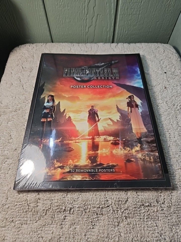 Final Fantasy VII Rebirth Poster Collection 32 Removable Posters Sealed