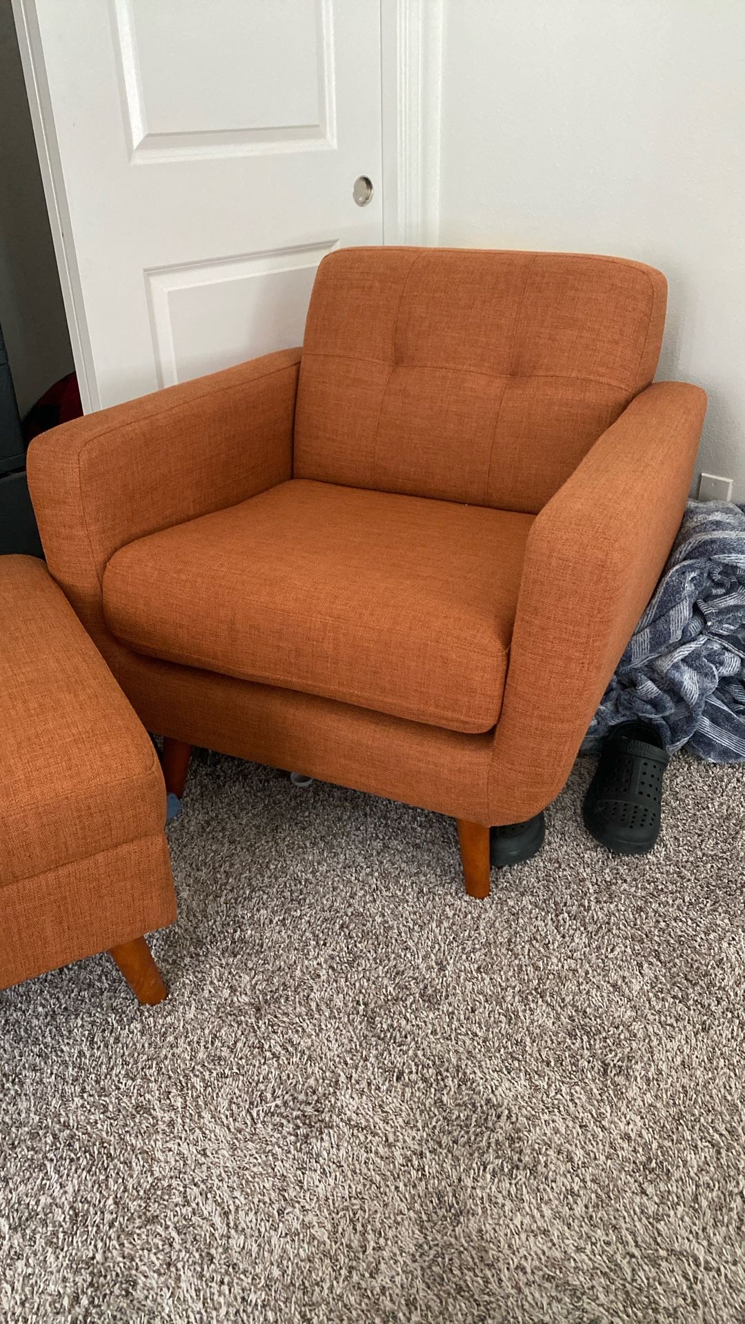 Mid Century Style Chair And Autumn