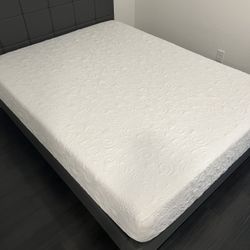 Queen Bed Frame and Mattress Set - $400