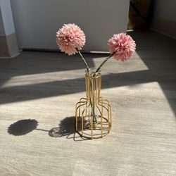 Decorative Flowers And Vase