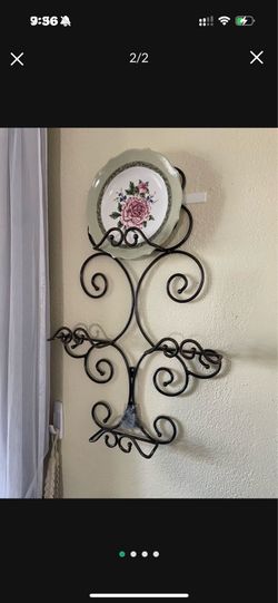 Princess House Metal Decoration 3 plates
