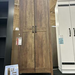 Two door sliders and cabinet