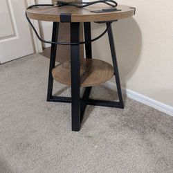 Tall End Wooden Table