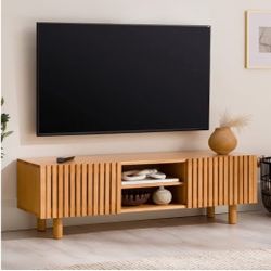 Natural Pine TV Stand 