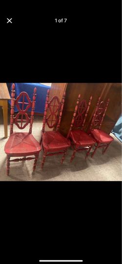 Kosugs Japan red raton chairs 4