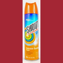 Shout Advanced Foaming Grease and Oil Laundry Stain Remover for