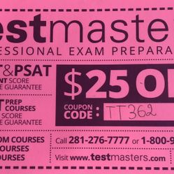 Testmaster Discount Code $25 off