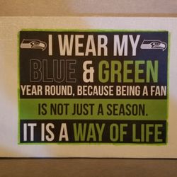 Seattle Seahawks Wall Hanging