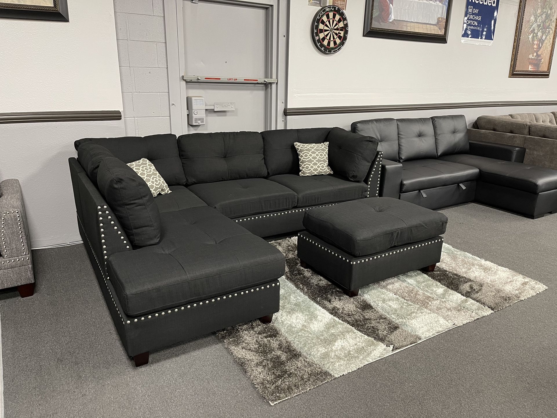 Black Sofa Sectional