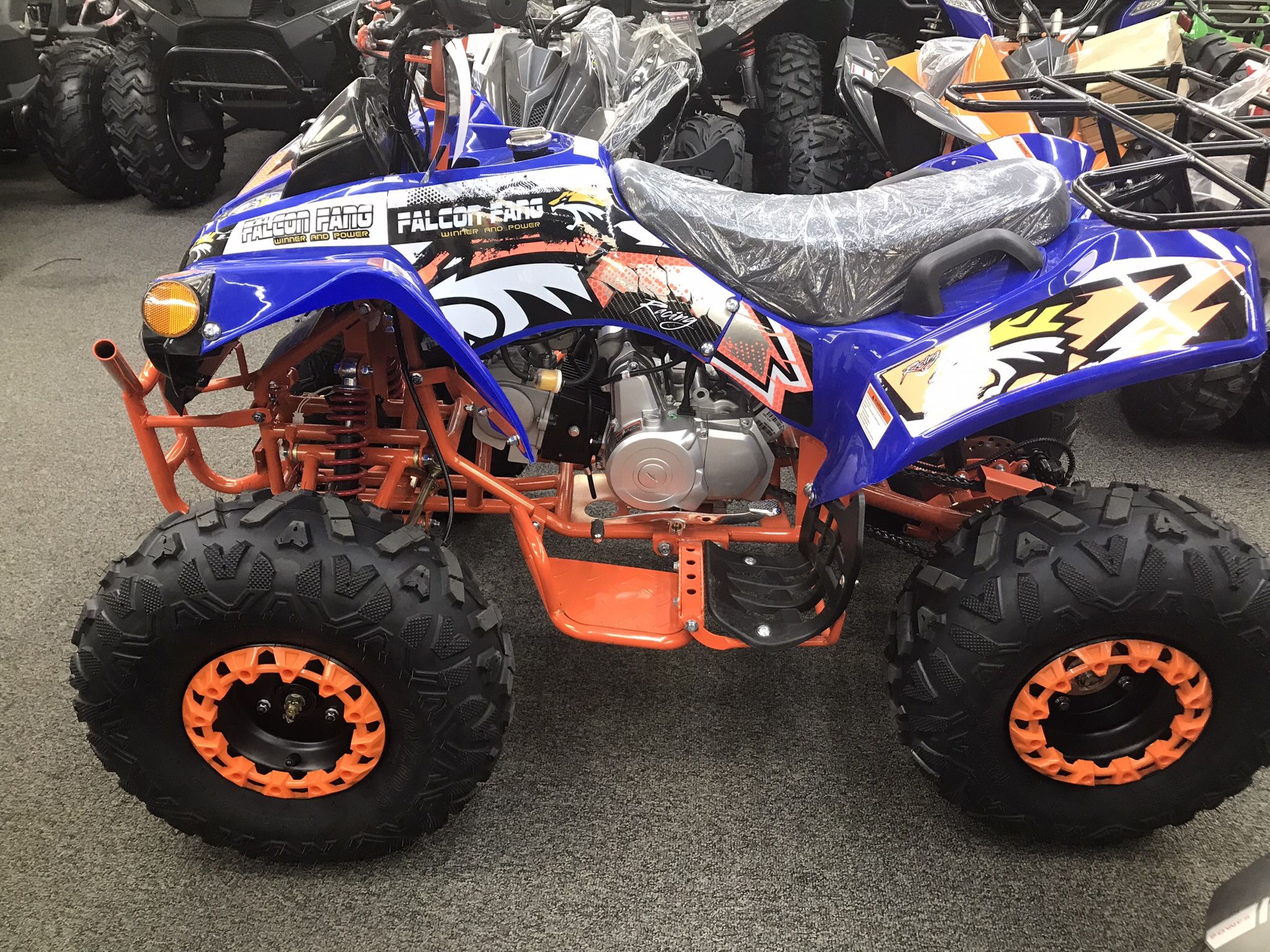 Falcon Fang 125cc . Best Looking Quad ATV . Bar None