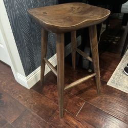 Solid Wood Barstool 