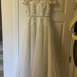 David's bridal junior hot sale bride dresses