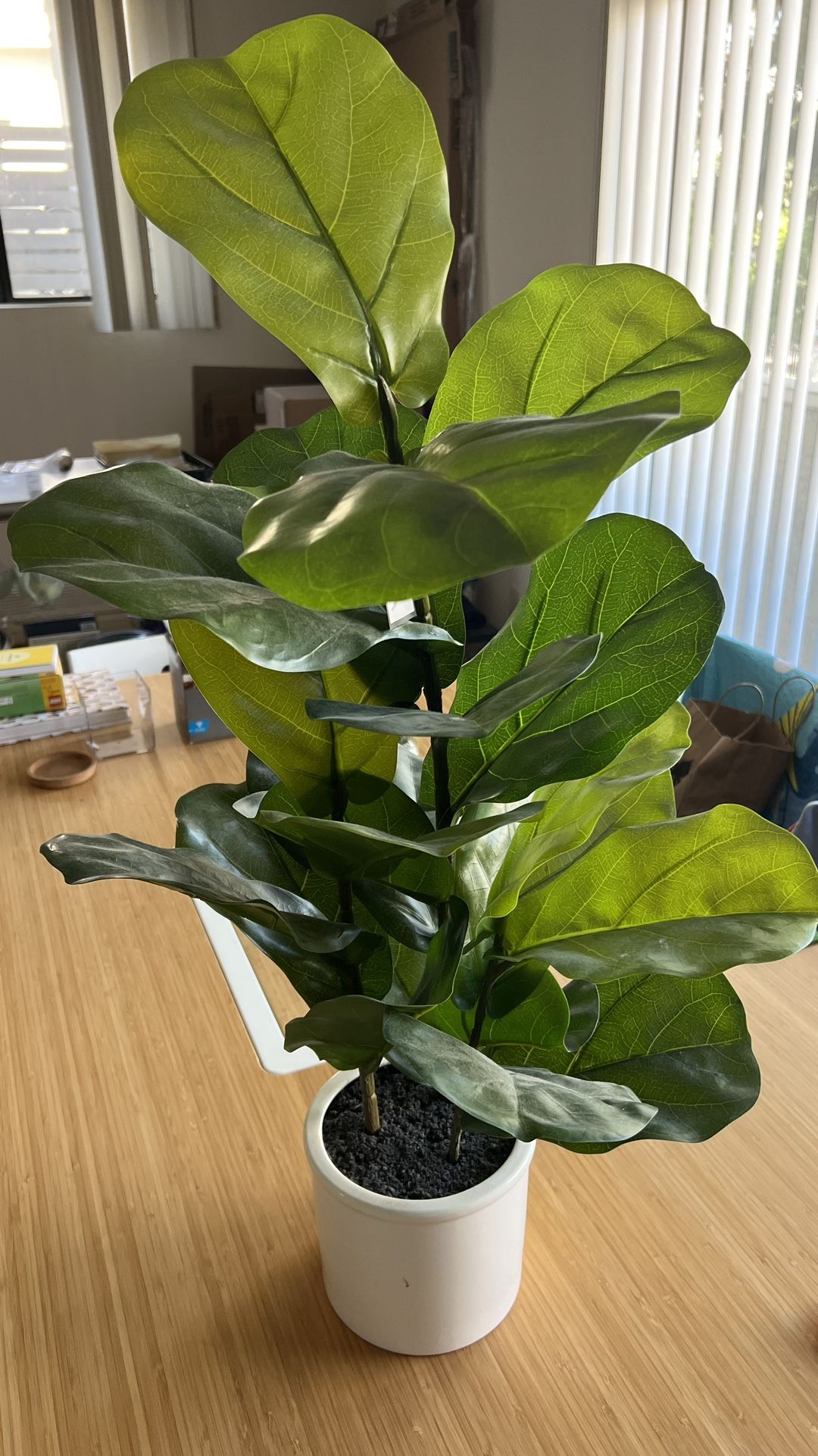 Fake Fiddle Leaf Tree