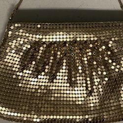 Gold Mesh Metal  Bag/ Purse/ Handbag 👛