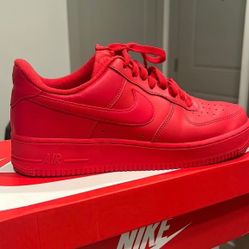 Red Airforces 1 used almost new
