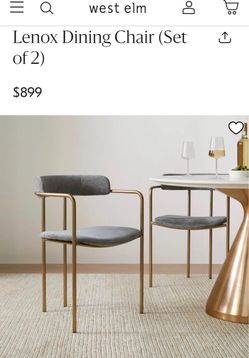 West Elm Dining Chairs (4)