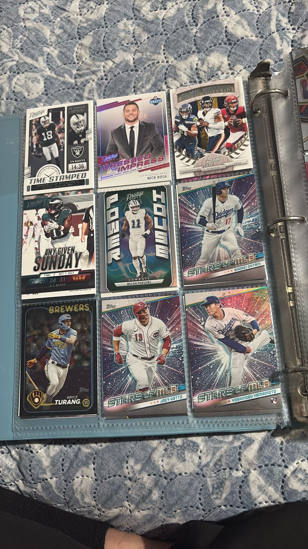 Binder Full Of collectible Cards