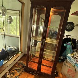 Light up display cabinet