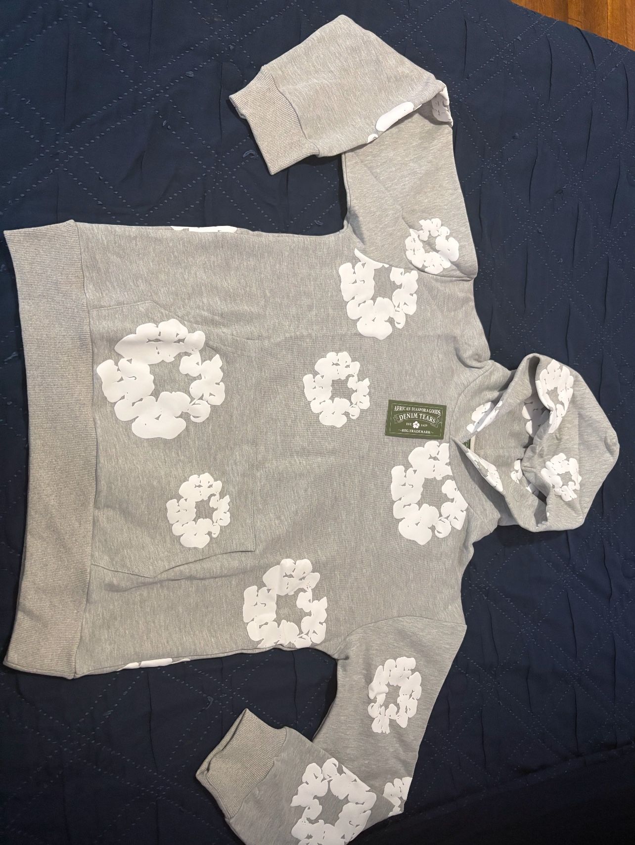 grey and white denim *AUTHENTIC