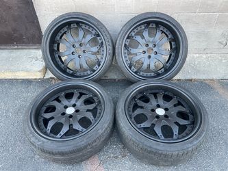 Forgiatto staggered 20 inch 3 piece wheels 5x120mm. BMW, Chevy, more