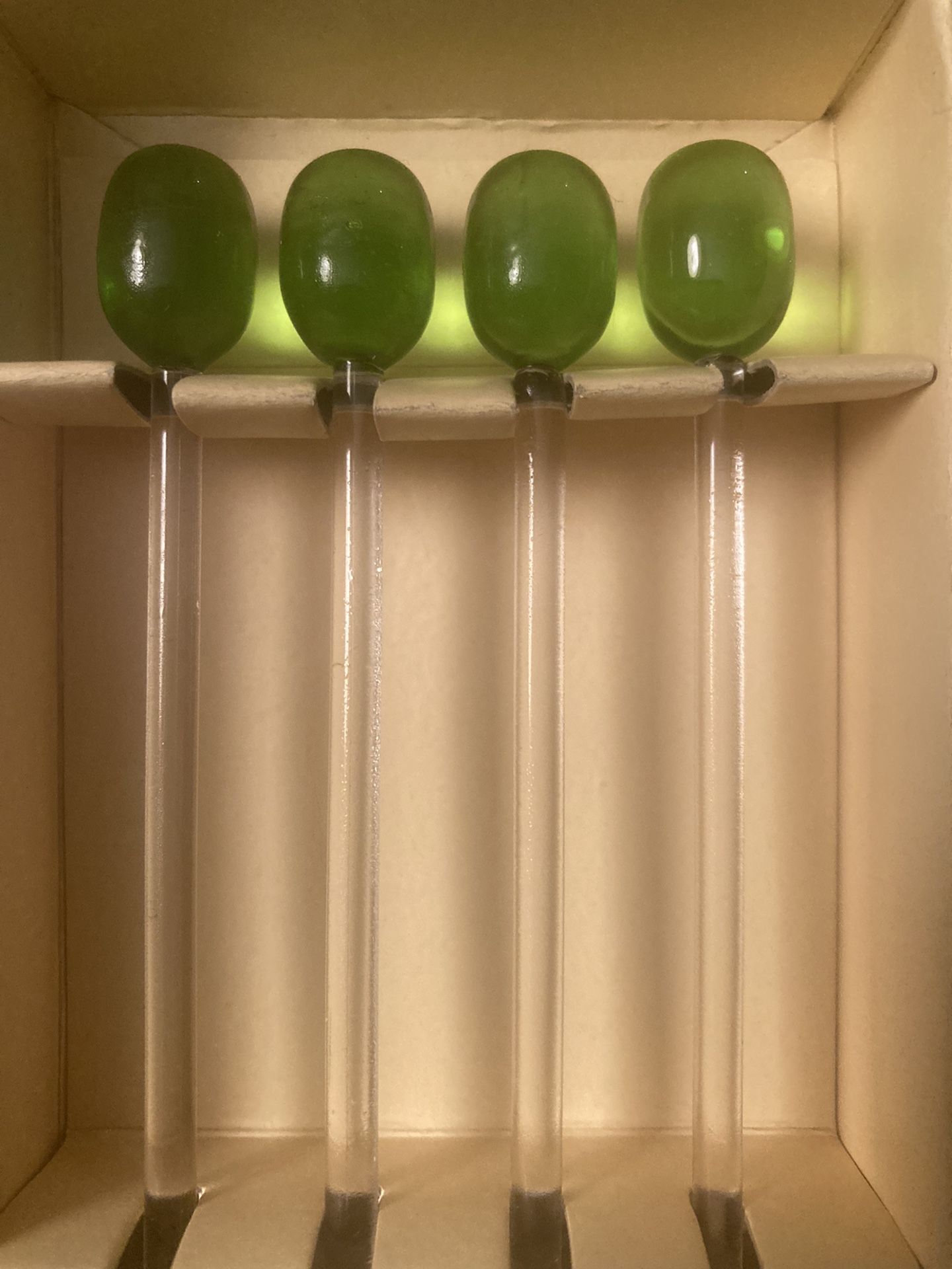 World Market Glass Cocktail Picks