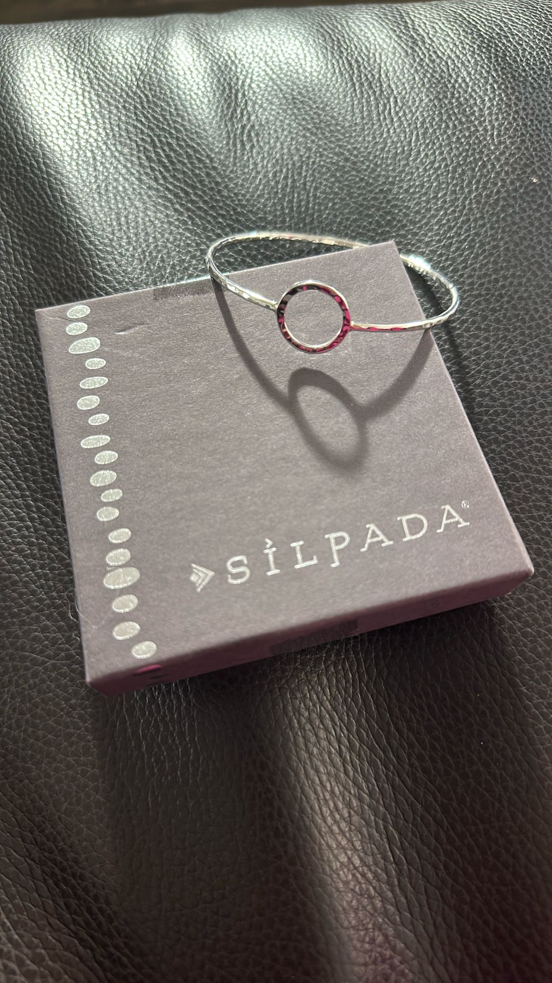 NEW Silpada Silver Circle Bangle
