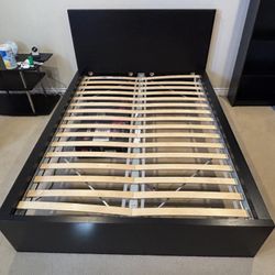 IKEA Malm Bed With Wood Slats