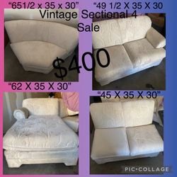 Vintage Sectional Couches 