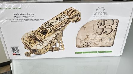 Hurdy-Gurdy Musical Instrument 3D