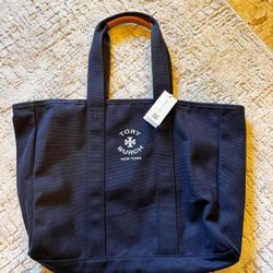 (BRAND NEW) Authentic Tory Burch Canvas Tote bag (Large)