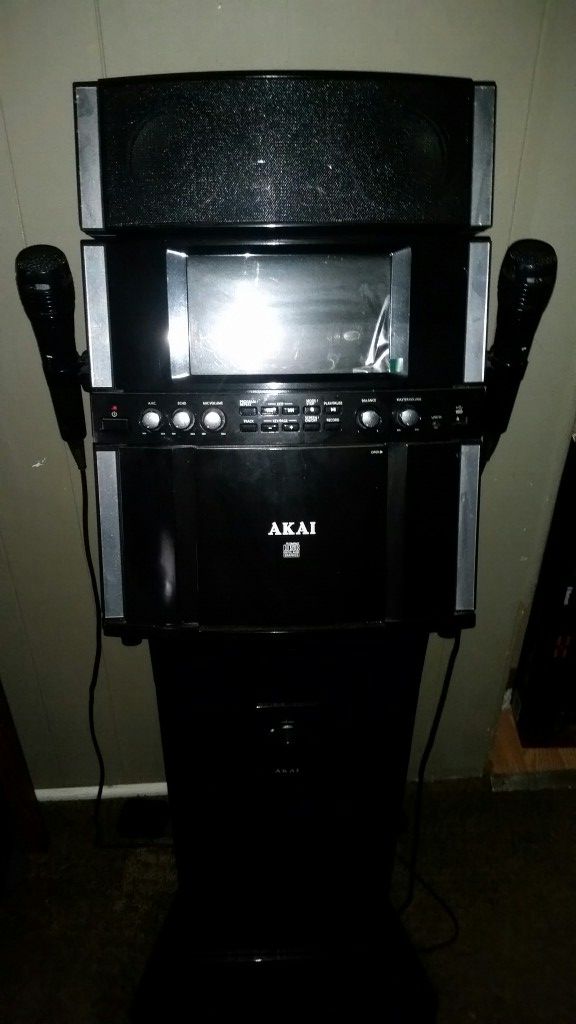 Akai ks808A karaoke machine still have plastics on